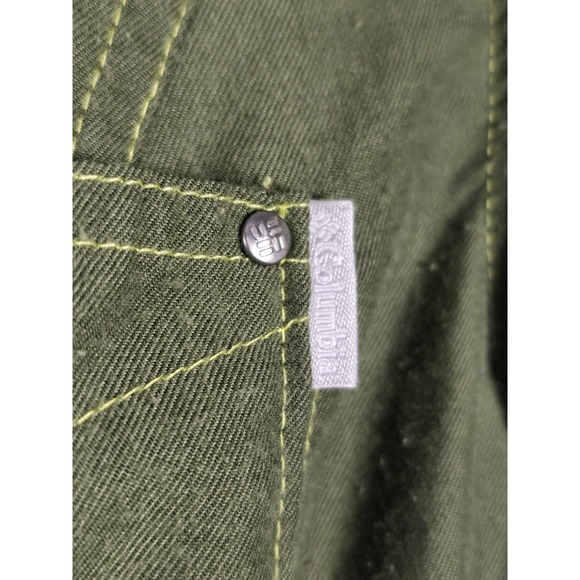 Columbia Green Omni Wick Hooded Jacket Womens Medium Button Front - Picture 7 of 9